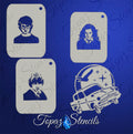 B&T Harry Potter Sleeve stencil