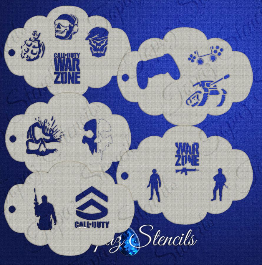Call of Duty Set stencil