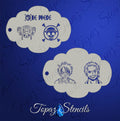 One Piece Anime Set stencil