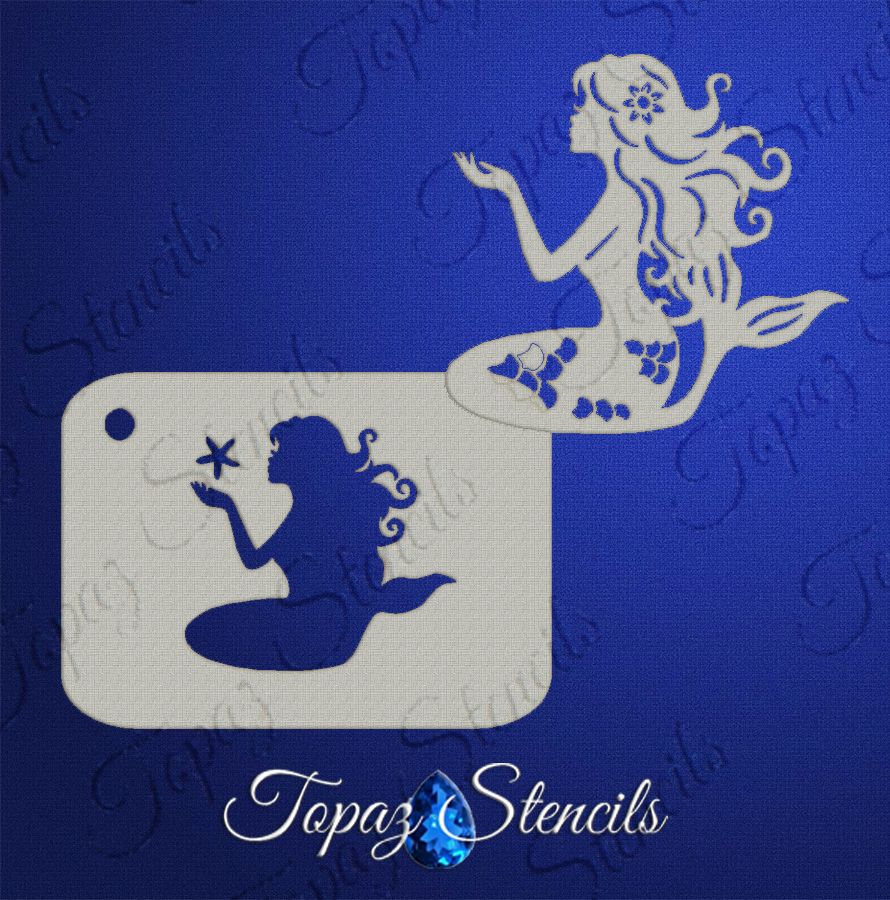 B&T Mermaid Kiss stencil