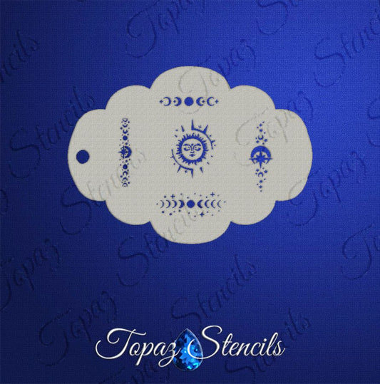 Celestial Patterns stencil