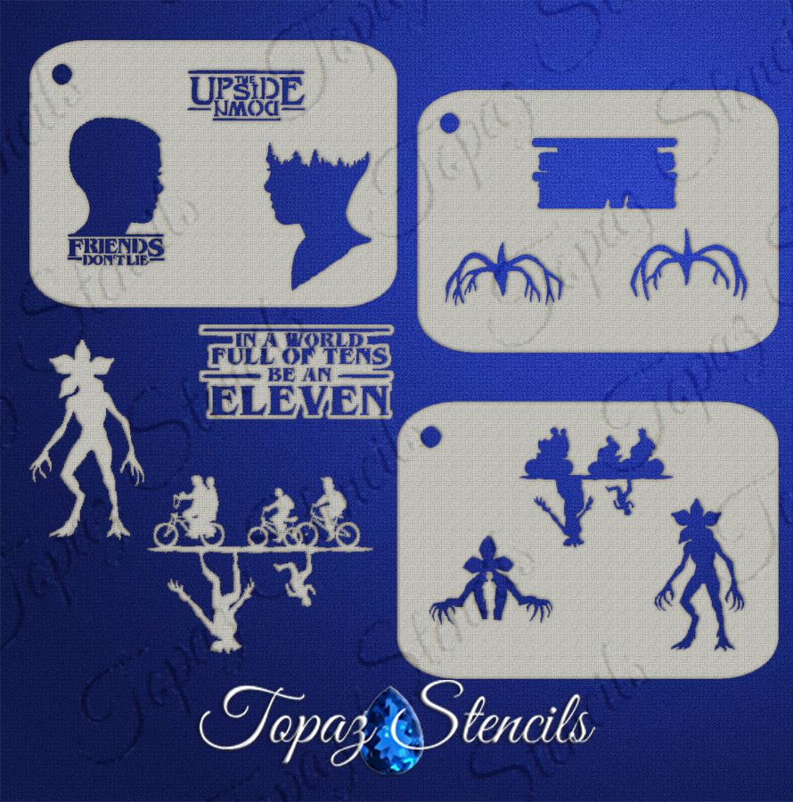 B&T Stranger Things Sleeve stencil