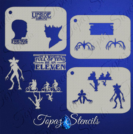 B&T Stranger Things Sleeve stencil