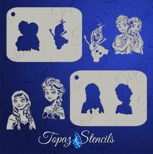 B&T Frozen Collection stencil