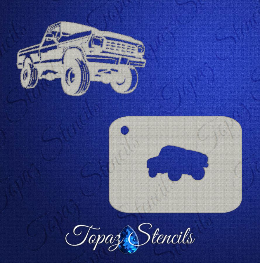 B&T Pickup Truck stencil