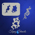 B&T Wispy and Watery Textures stencil