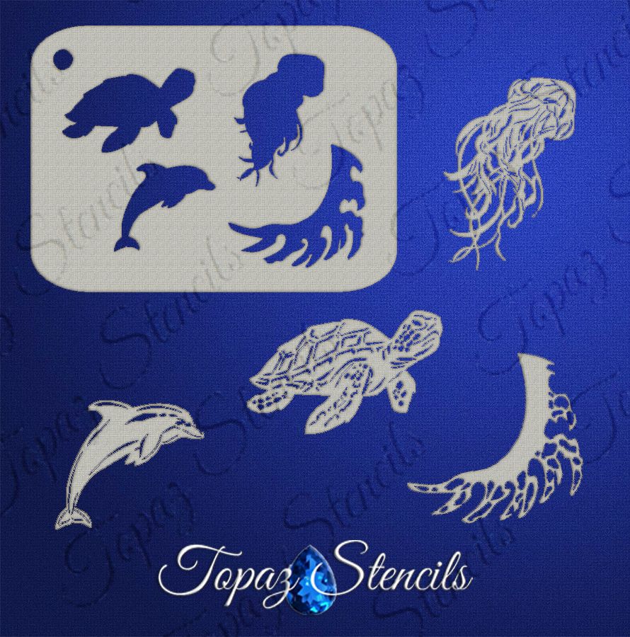 B&T Sea Life stencil