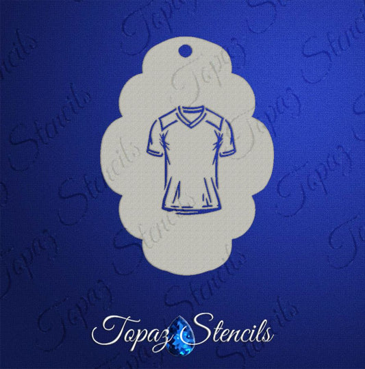 Sports Uniform T-Shirt stencil