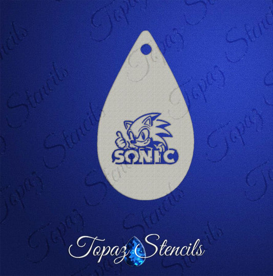 Sonic the Hedgehog stencil