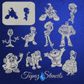 B&T Toy Story Sleeve stencil