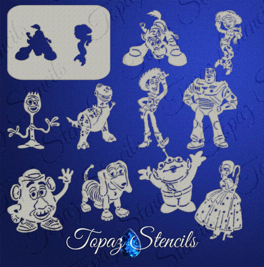 B&T Toy Story Sleeve stencil