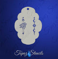 Celestial Bands stencil