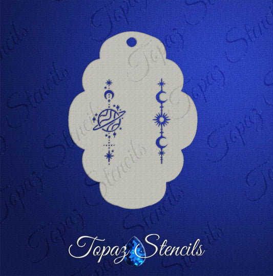 Celestial Bands stencil
