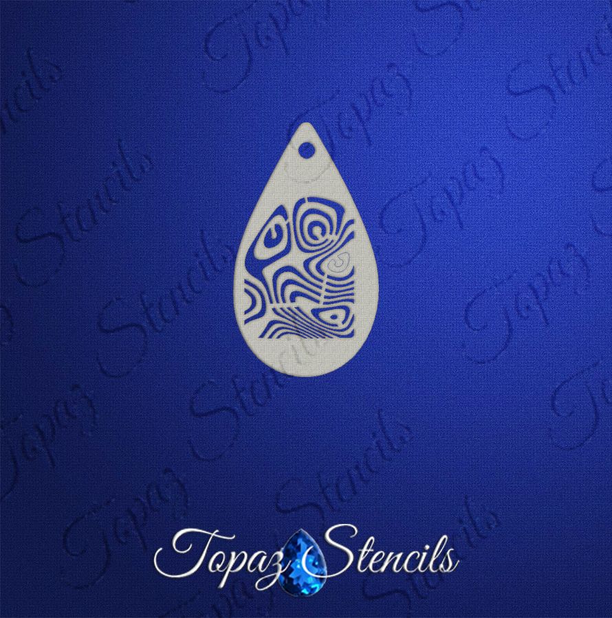 Tiny Cypress stencil