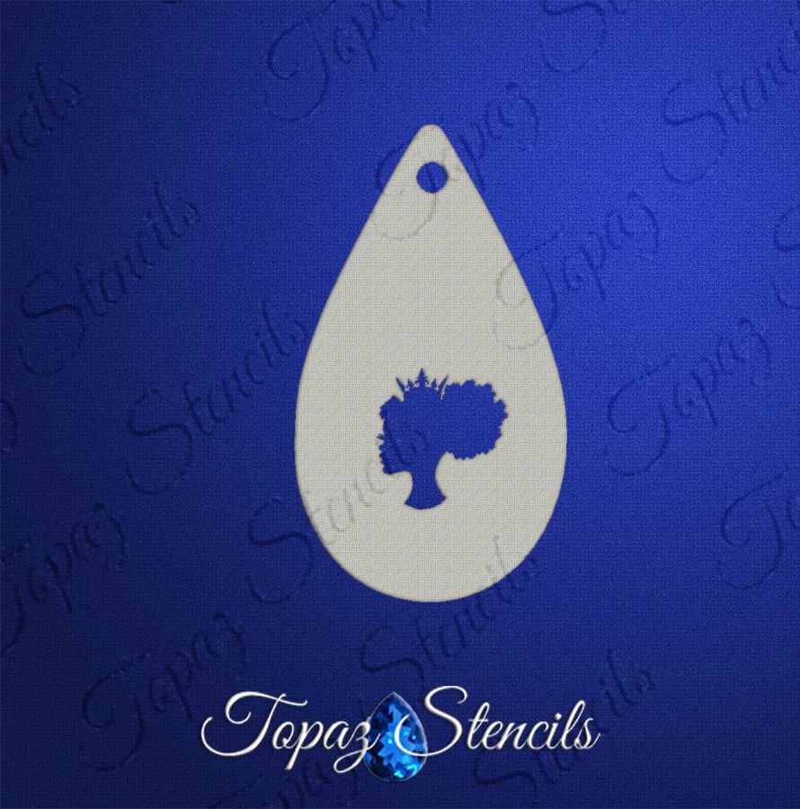 Princess Amira stencil