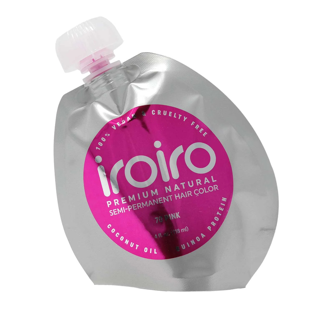 IroIro Premium Semi-Permanent Hair Color 4oz - 70 Pink