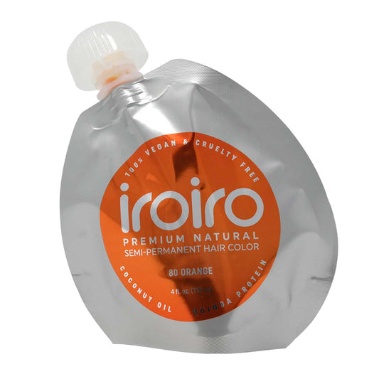 IroIro Premium Semi-Permanent Hair Color 4oz - 80 Orange