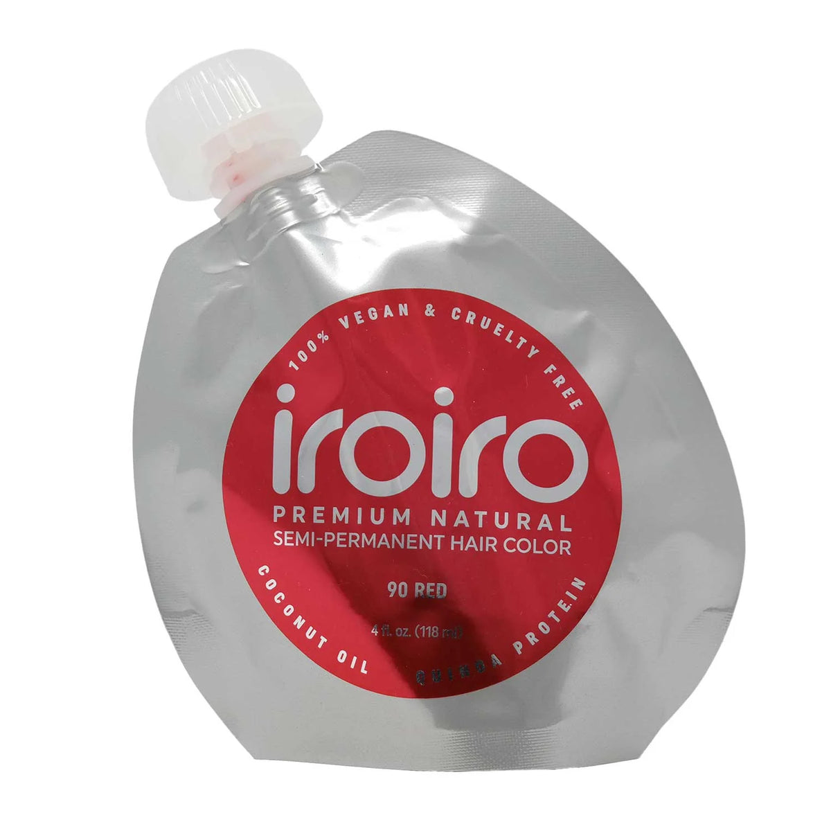 IroIro Premium Semi-Permanent Hair Color 4oz - 90 Red