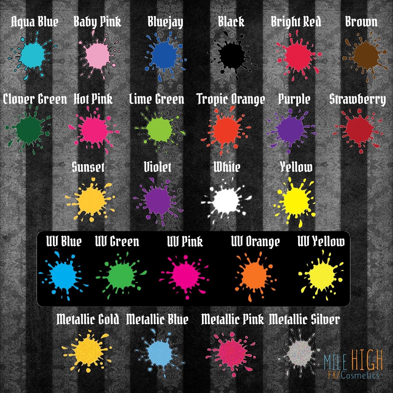 Quick Drying Alcohol Airbrush Tattoo Ink