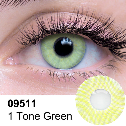 1 Tone Green Contact Lenses
