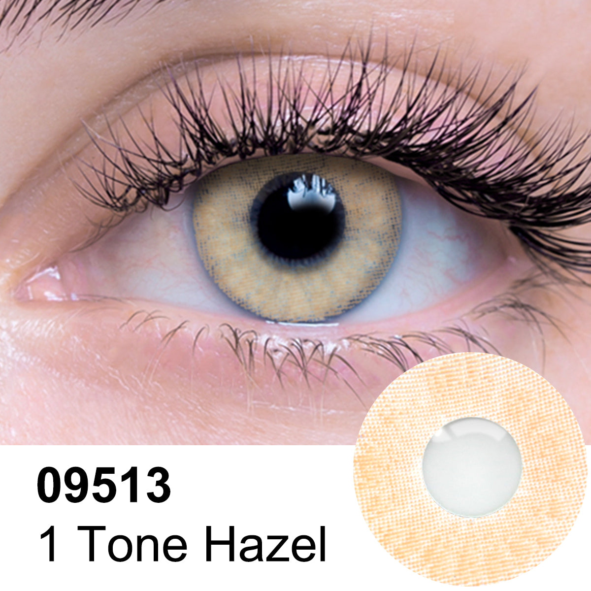1 Tone Hazel Contact Lenses
