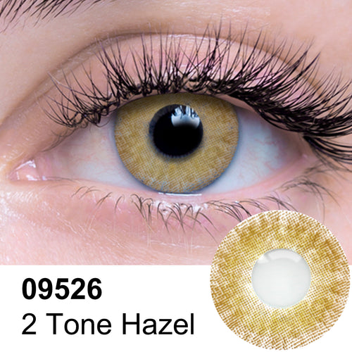 2 Tone Hazel Contact Lenses