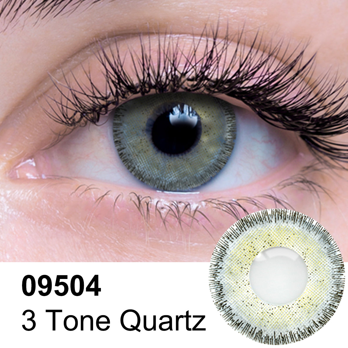 3 Tone Quartz Contact Lenses