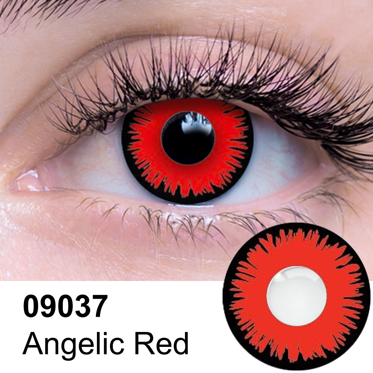 Angelic Red Contact Lenses