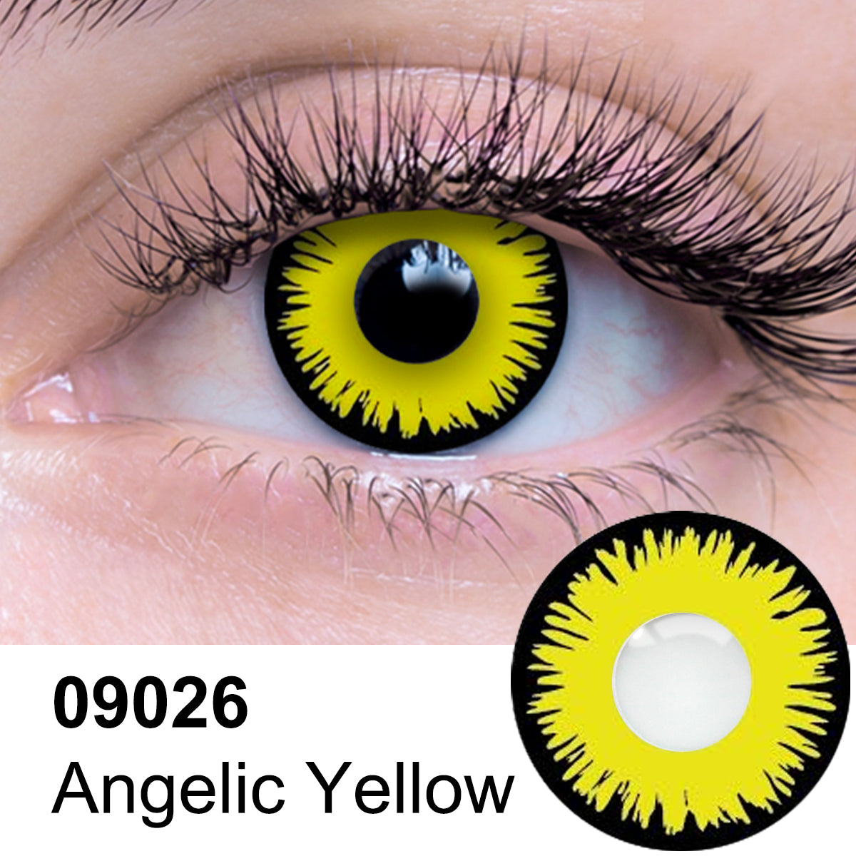 Angelic Yellow Contact Lenses