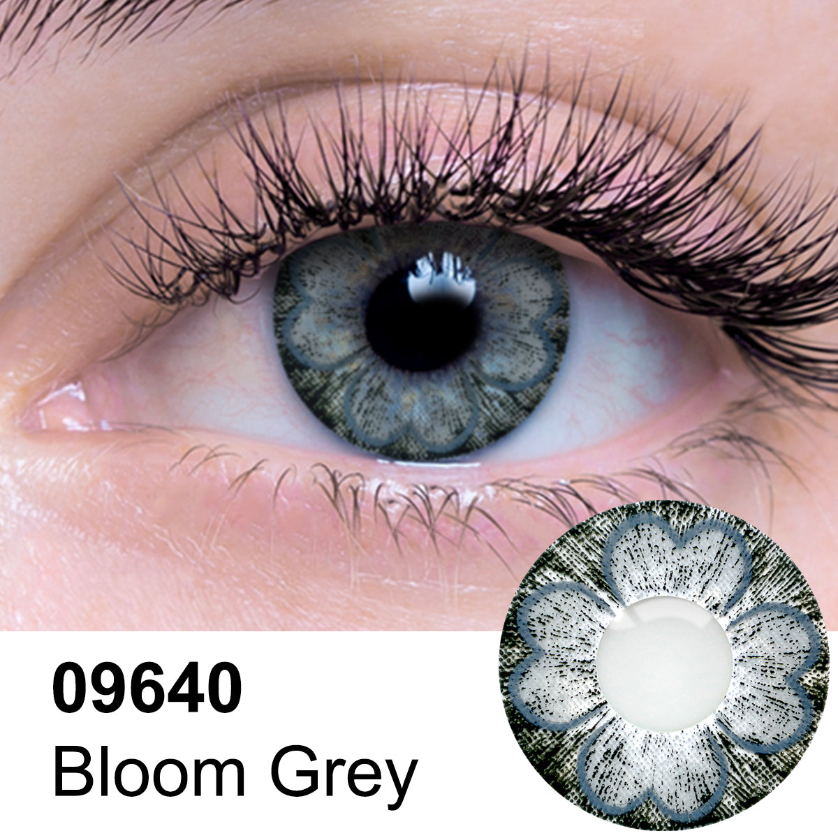 Bloom Grey Contact Lens
