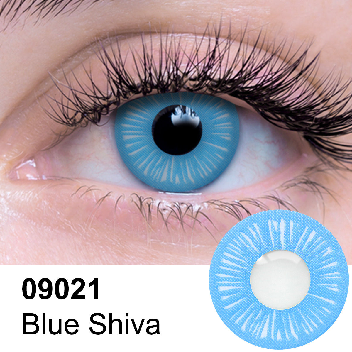Blue Shiva Contact Lenses