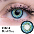 Bold Blue Contact Lens