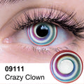 Crazy Clown Contact Lenses