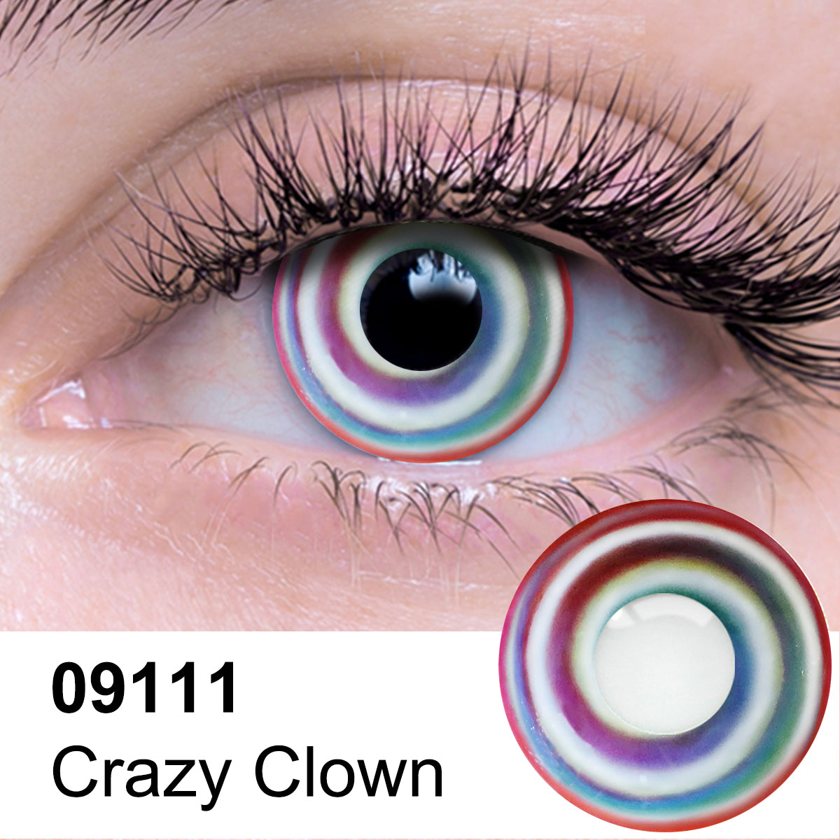 Crazy Clown Contact Lenses