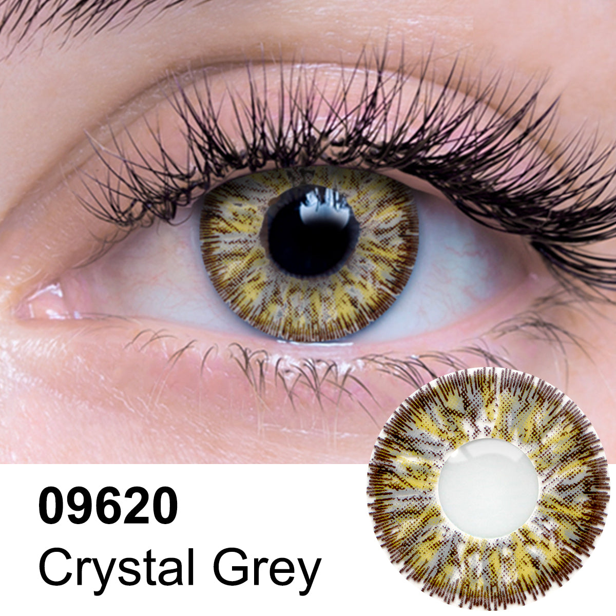 Crystal Grey Contact Lens