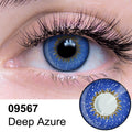 Deep Azure Contact Lenses