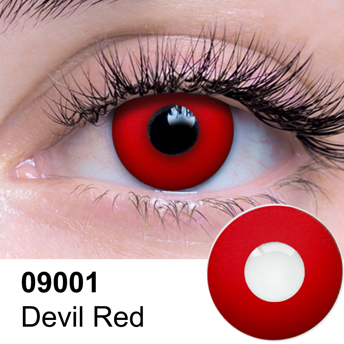 Devil Red Contact Lenses