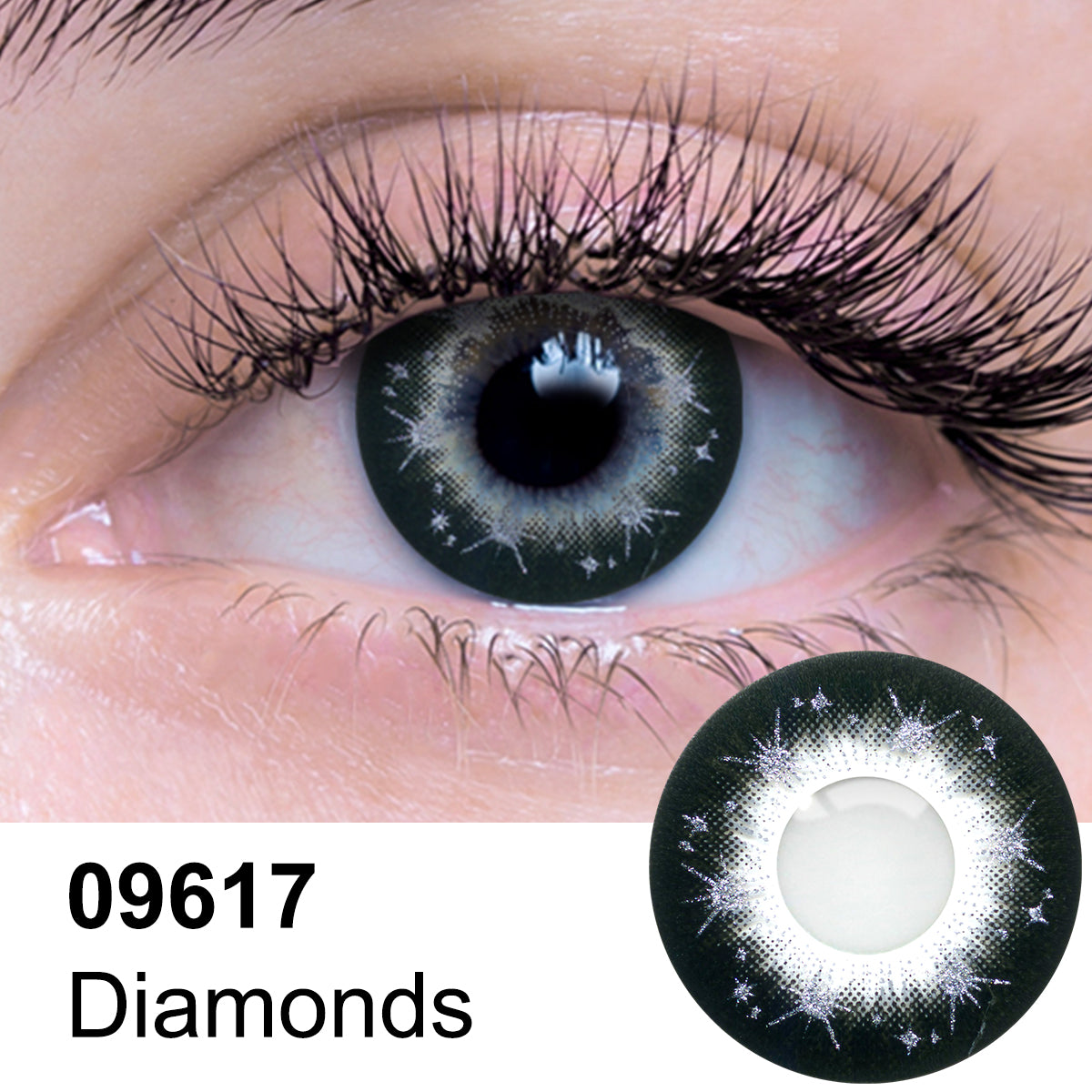 Diamonds Contact Lens