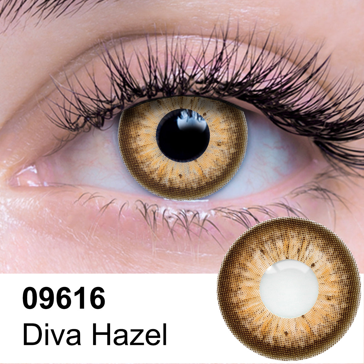 Diva Hazel Contact Lenses