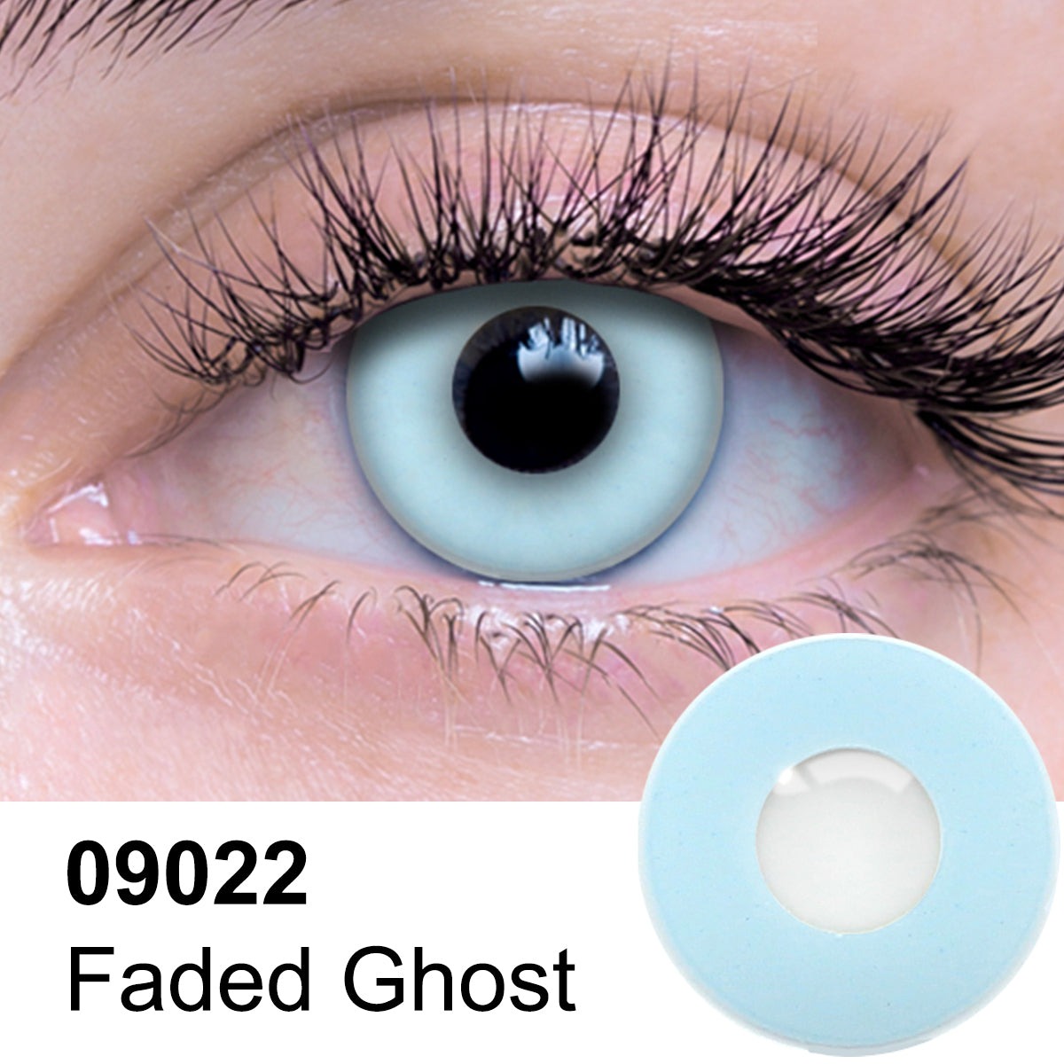 Faded Ghost Contact Lenses