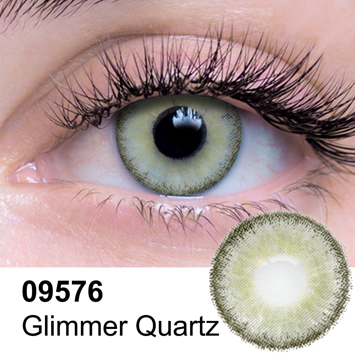 Glimmer Quartz Contact Lenses