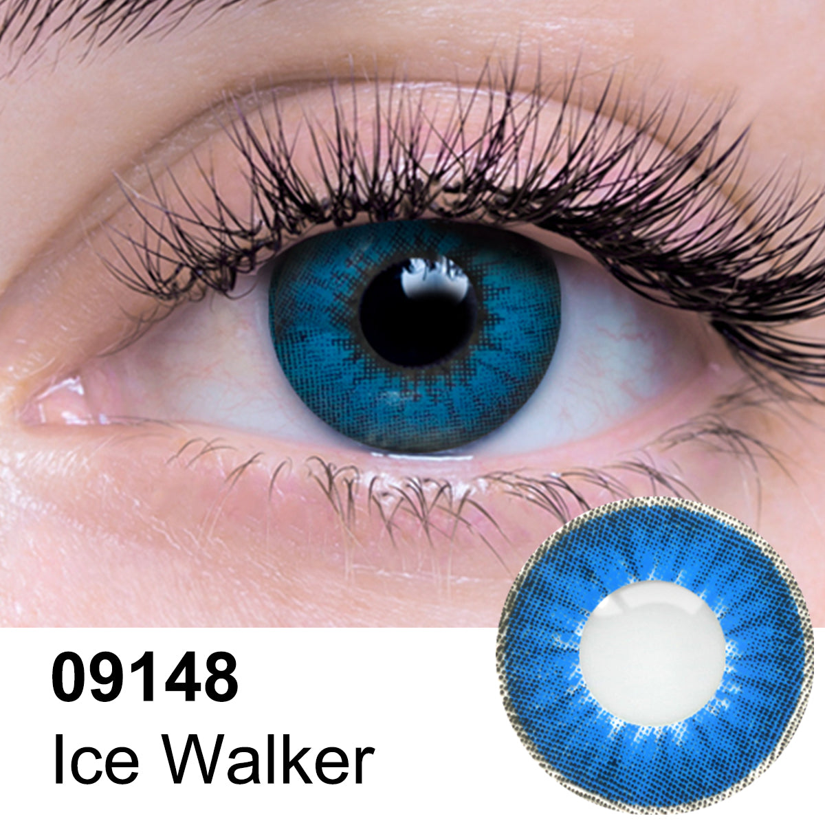 Ice Walker Contact Lenses