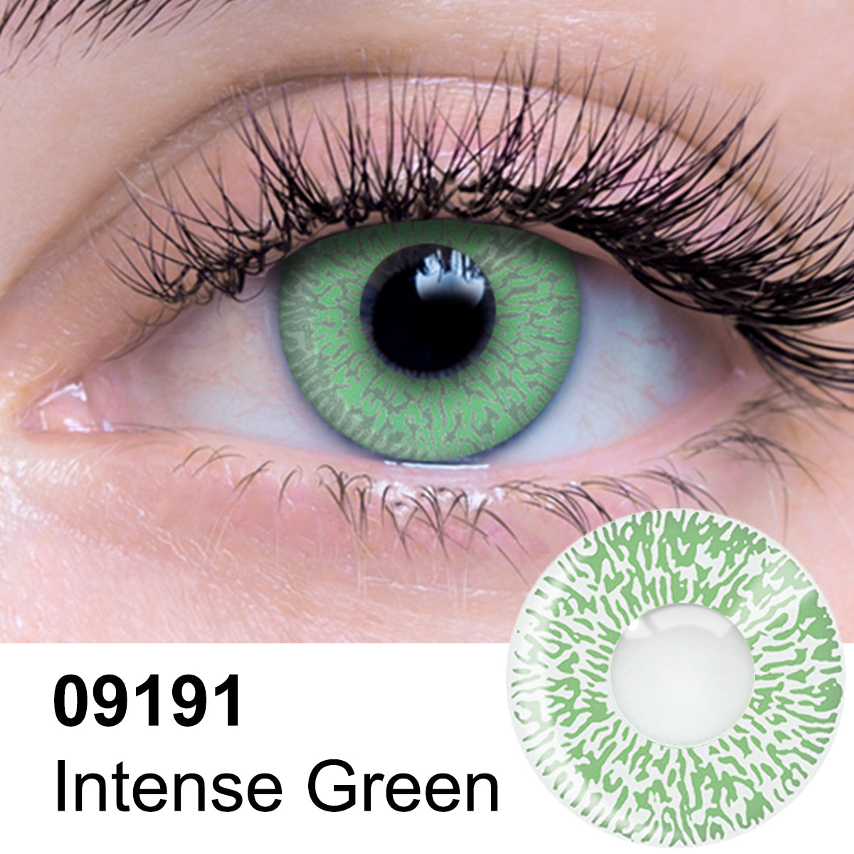 Intense Green Contact Lenses