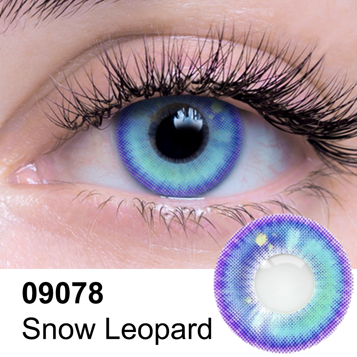 Snow Leopard Contact Lenses