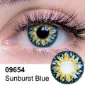 Sunburst Blue Contact Lens