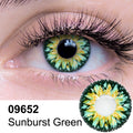 Sunburst Green Contact Lens