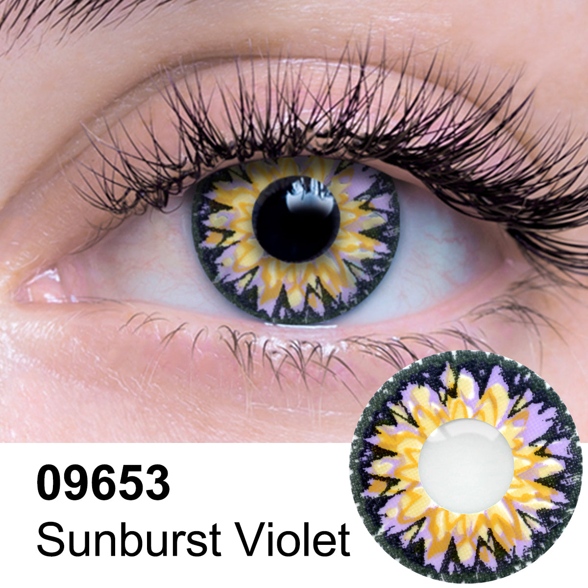 Sunburst Violet Contact Lens