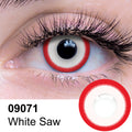 White Saw Contact Lenses