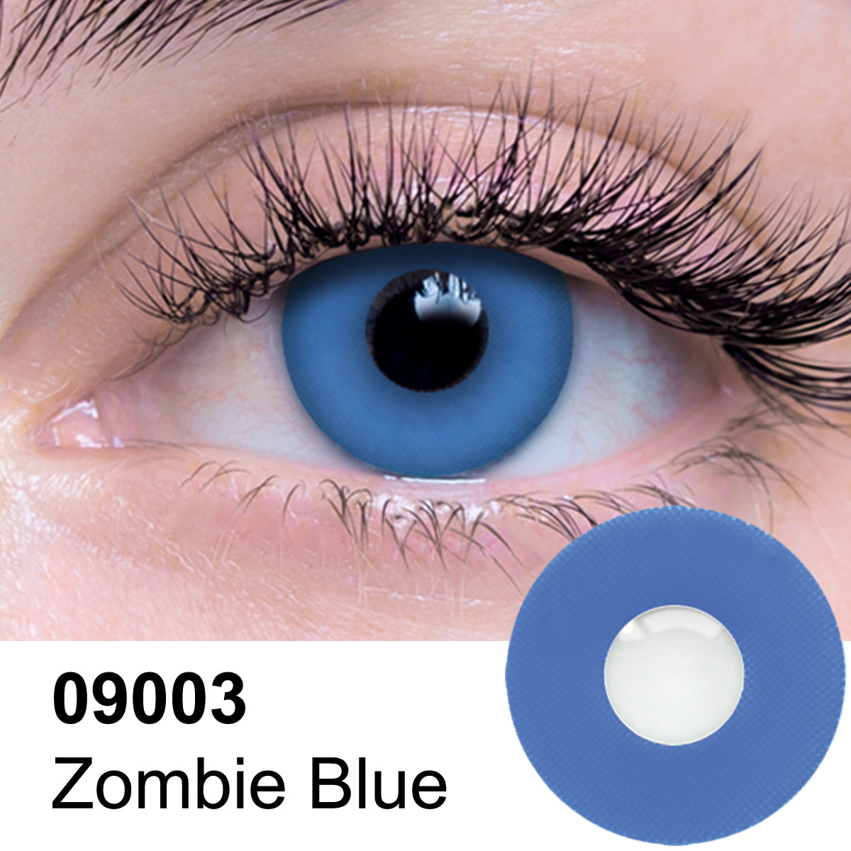 Zombie Blue Contact Lenses