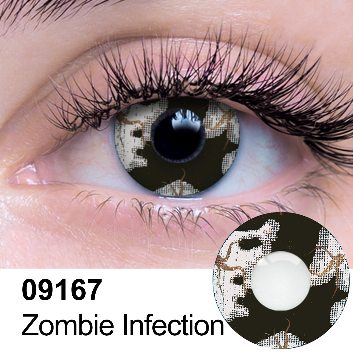 Zombie Infection Contact Lenses